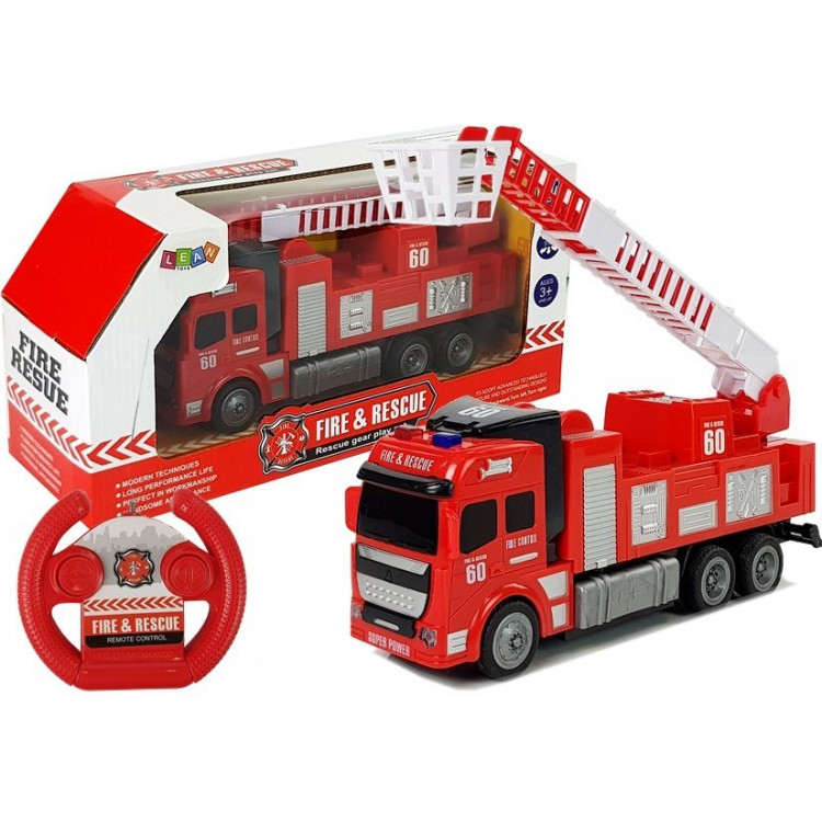 Hasičské vozidlo 27 cm RC - červené